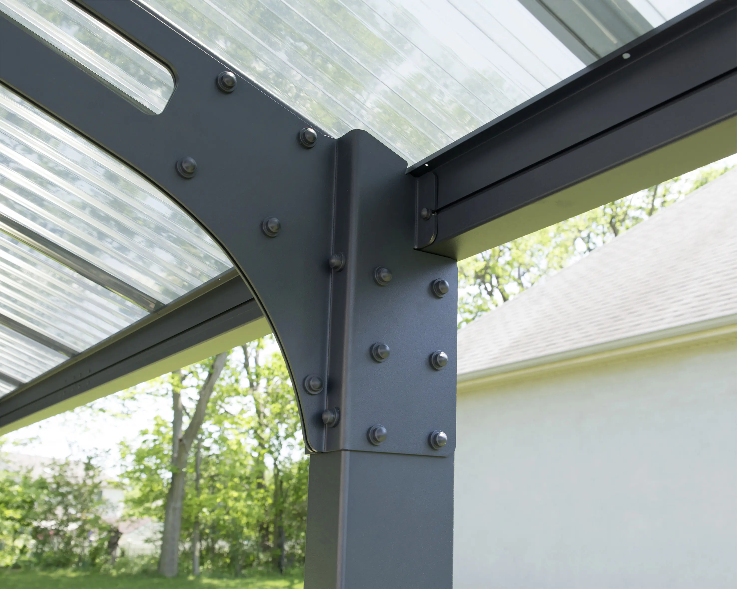 Canopia Carport Arizona Wave 5000 Grau Alu 495 x 289 cm Canopia Carport Arizona Wave 5000 Grau Alu 495 x 289 cm
