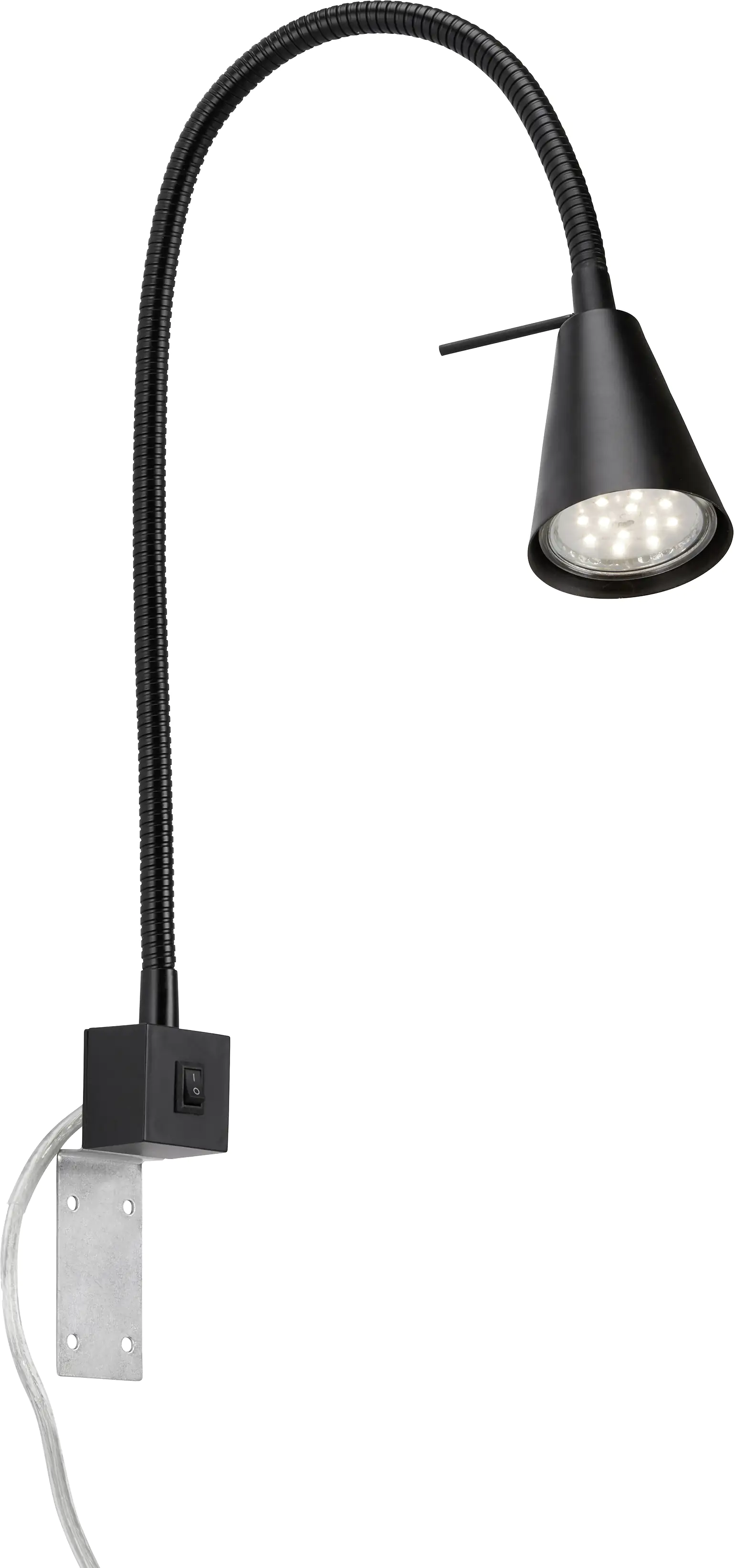 Briloner LED Wandleuchte Tuso schwarz 5W, warmweiß