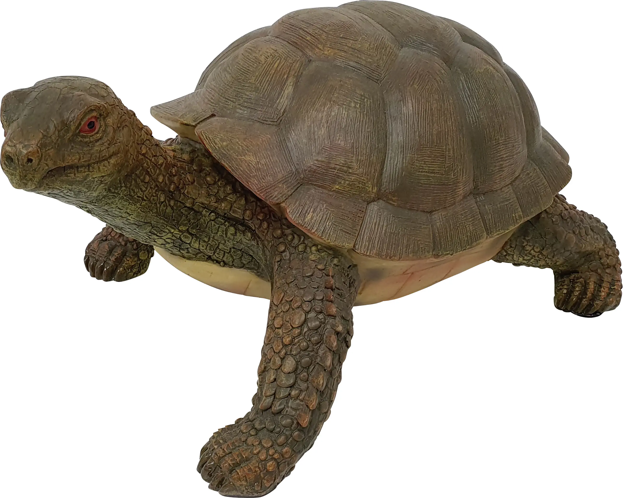 Dekofigur Schildkröte 33 x 23 cm grün