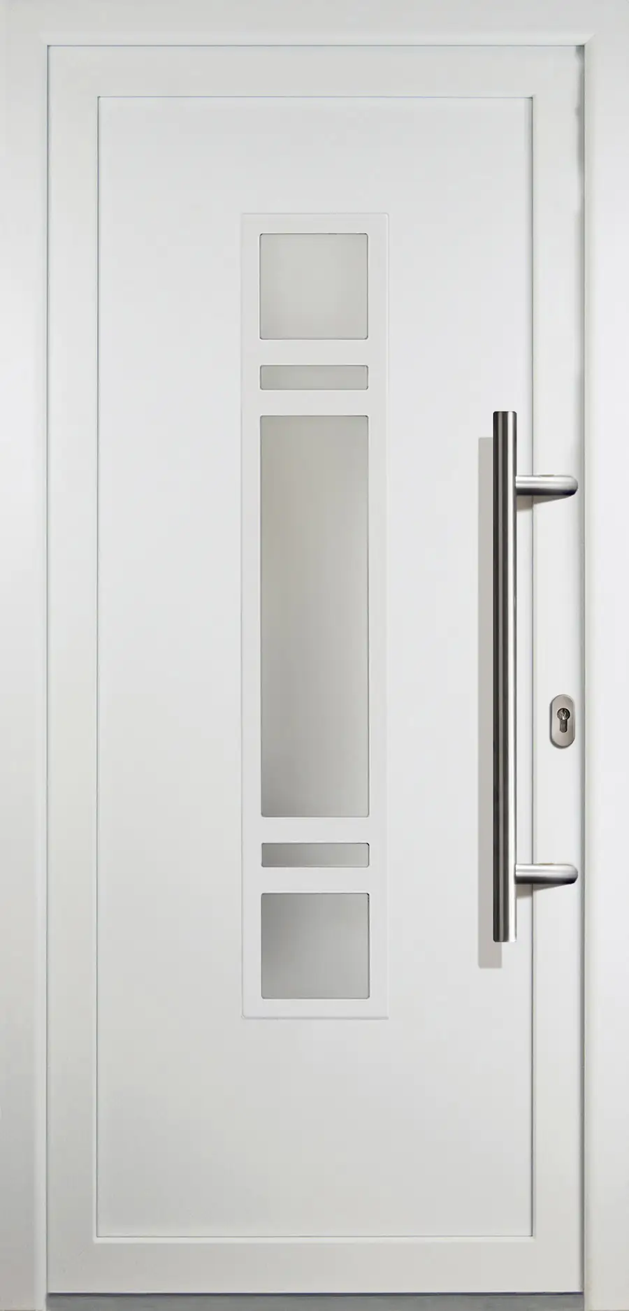4060691153856 Meeth Haustür Signum Exclusiv PVC Modell 83 88 x 208 cm, DIN rechts, weiß