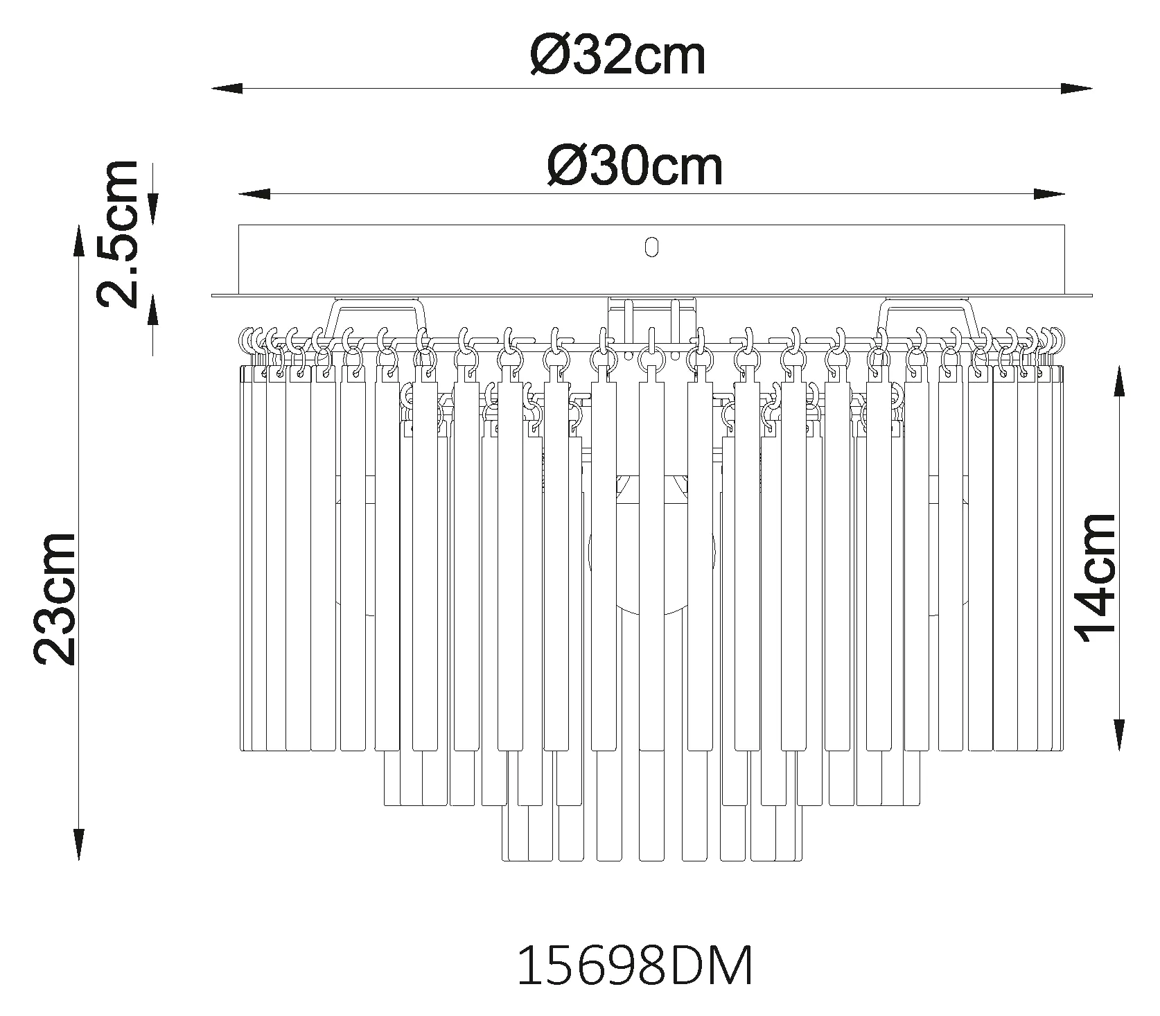 Globo Deckenleuchte Gorley 5-flammig, E14, IP20, gold/schwarz Globo Deckenleuchte Gorley 5-flammig, E14, IP20, gold/schwarz