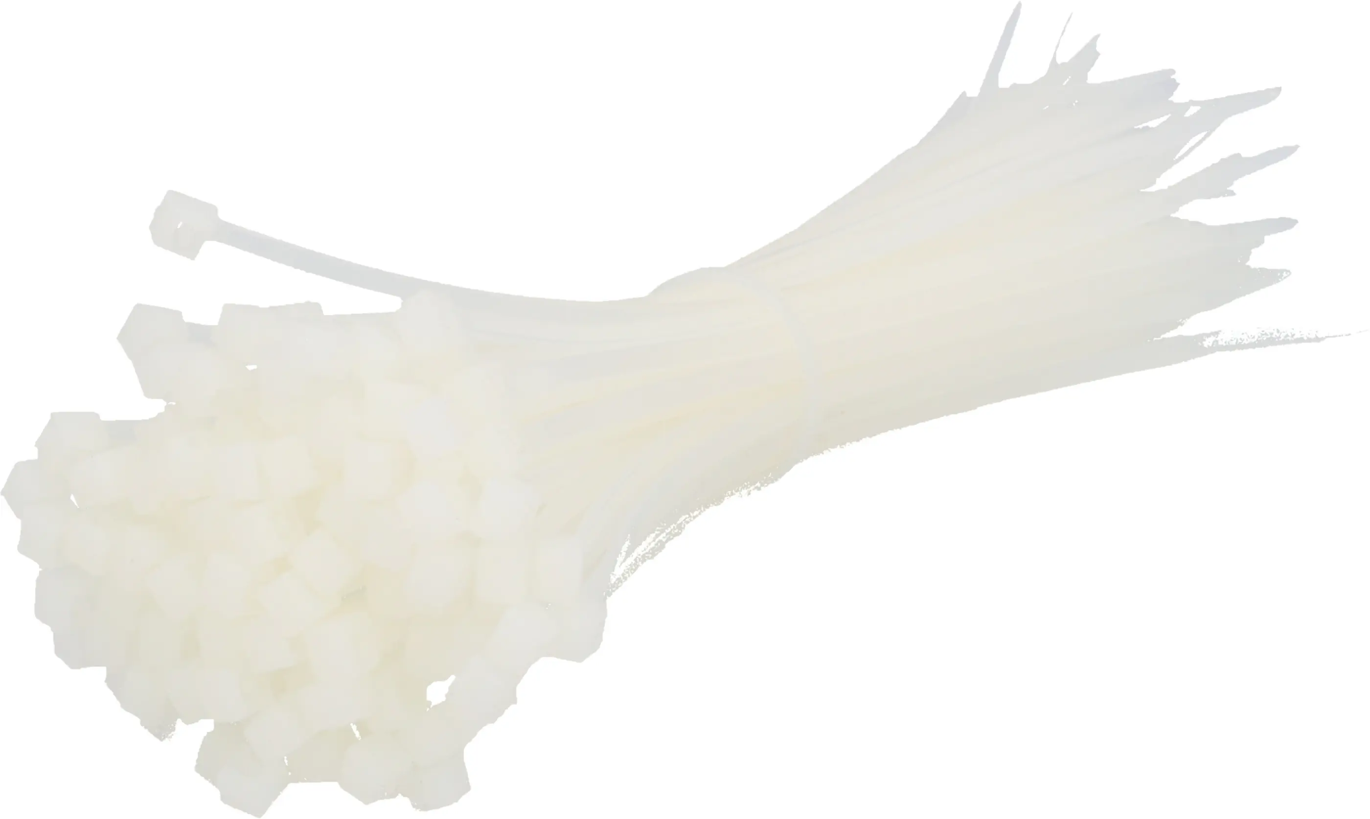 Unitec Kabelbinder 15 cm weiß 100 Stück