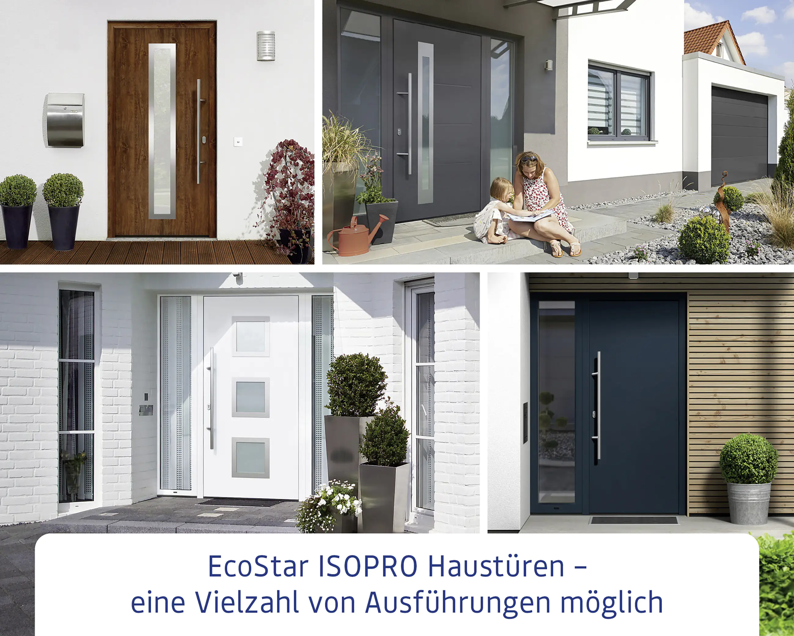 EcoStar Haustür ISOPRO IP 010 verkehrsweiß 110 x 210 cm EcoStar Haustür ISOPRO IP 010 verkehrsweiß 110 x 210 cm