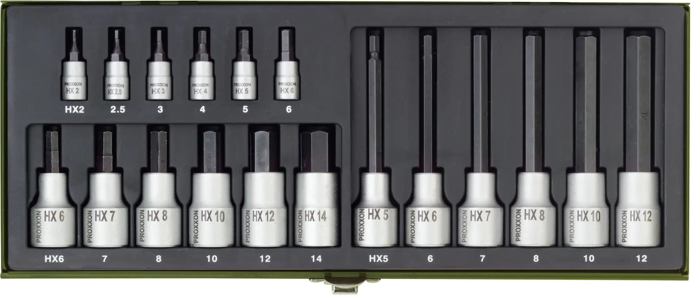 Proxxon Spezialsatz 18-teilig 1/4" und 1/2"