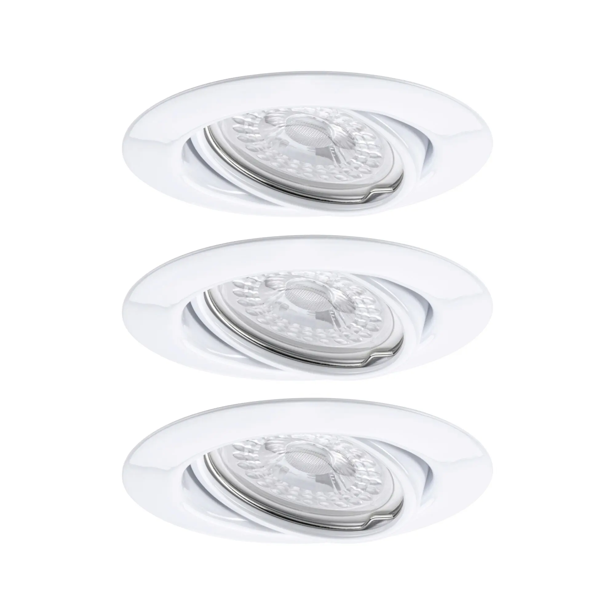 Paulmann LED Einbauleuchte Base 3x5W weiß Metall warmweiß