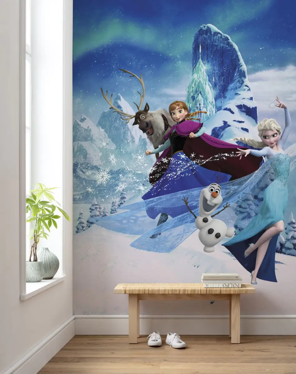 4055065510892_1 Komar Vlies Fototapete Frozen Elsas Magic 200 x 280 cm