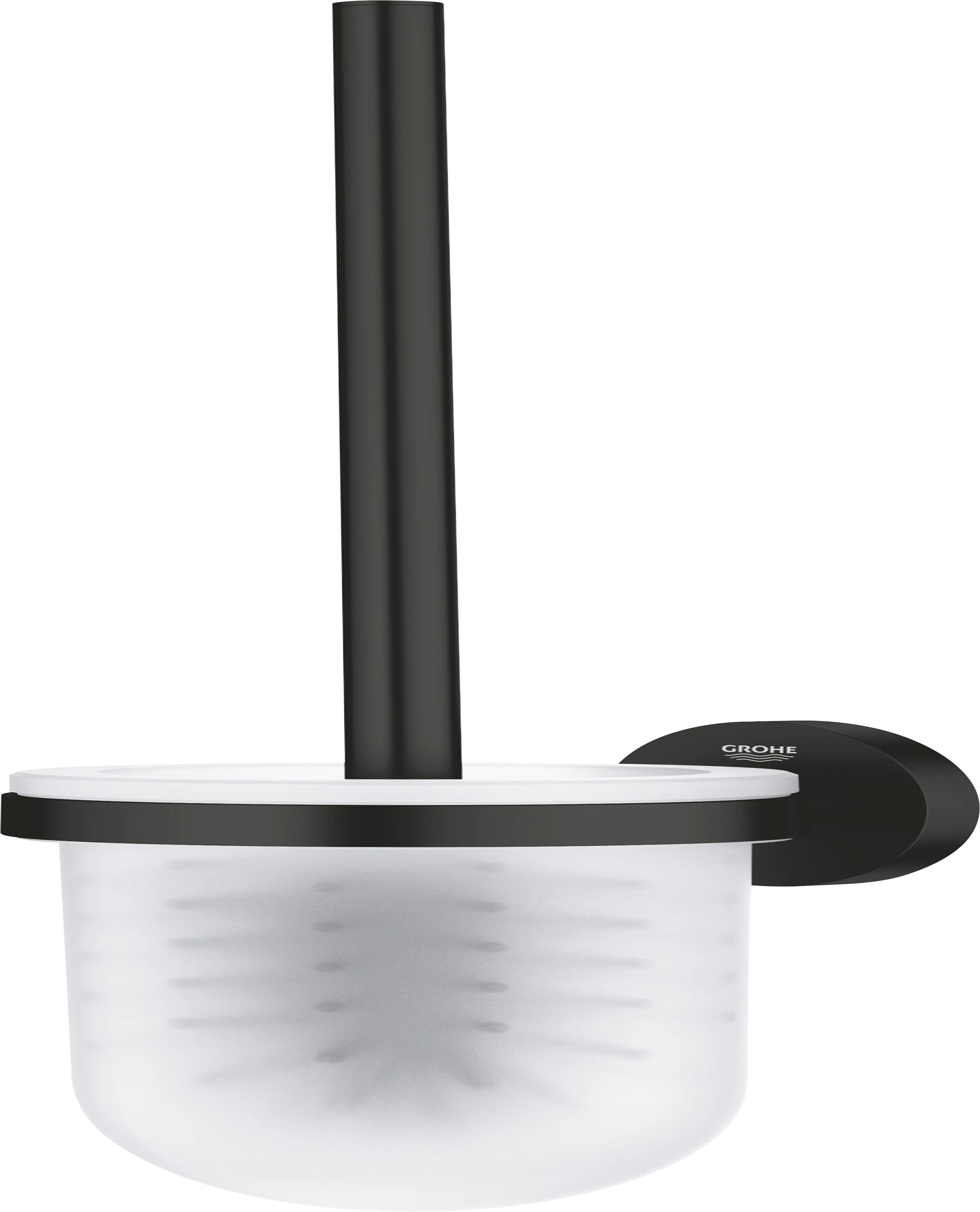 Grohe Start Toilettenbürstengarnitur matt black klebbar Grohe Start Toilettenbürstengarnitur matt black klebbar