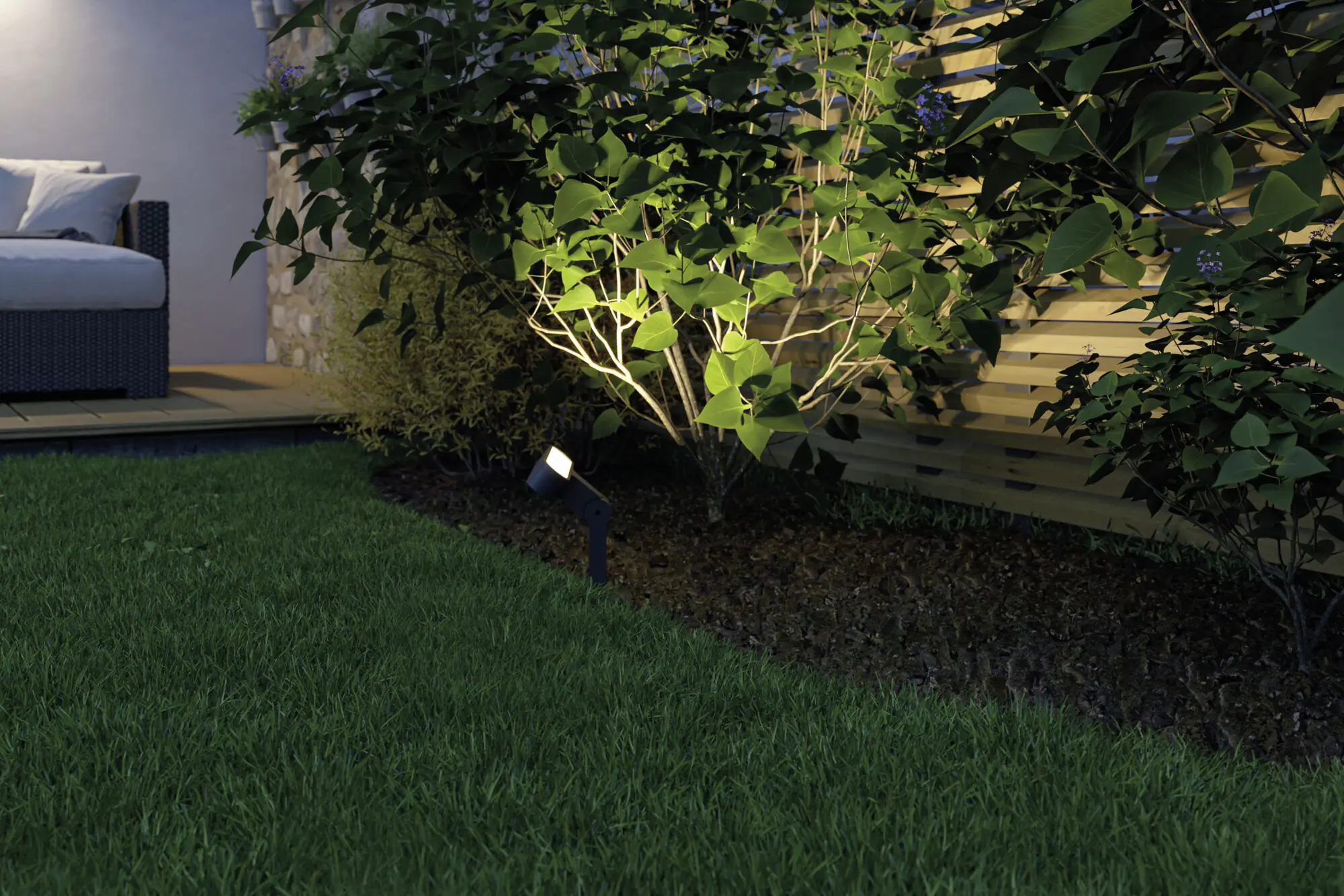 Paulmann Plug & Shine Spot Ito Outdoor, anthrazit, dimmbar, warmweiß