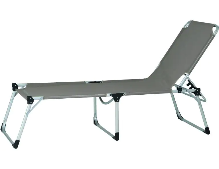 Siena Garden Alu-Dreibeinliege XXL 210 x 69 x 87,5 cm