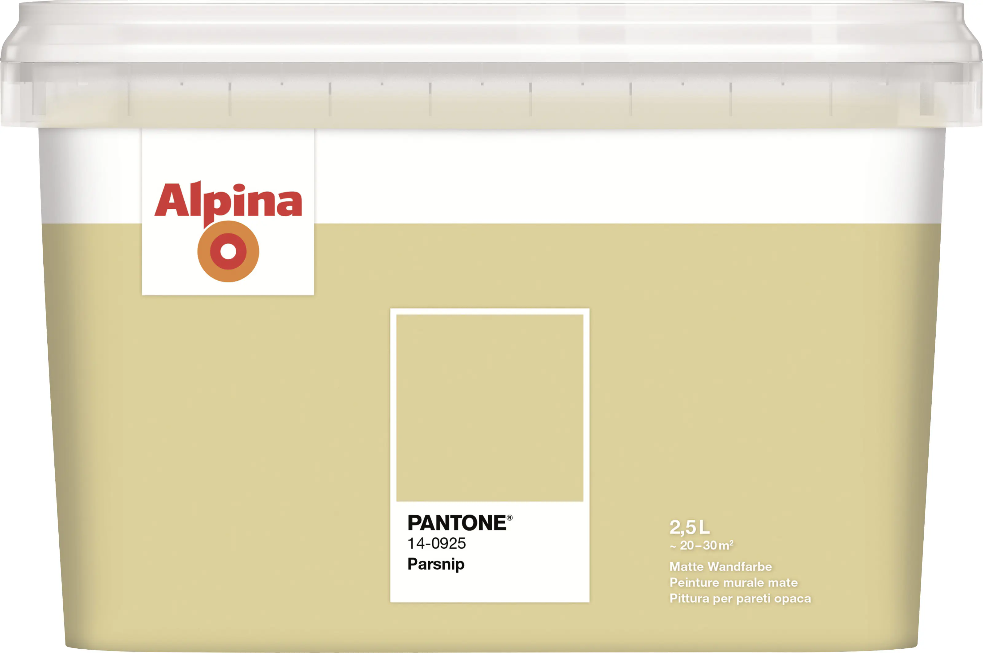 Alpina Wandfarbe Pantone matt parsnip 2,5 L