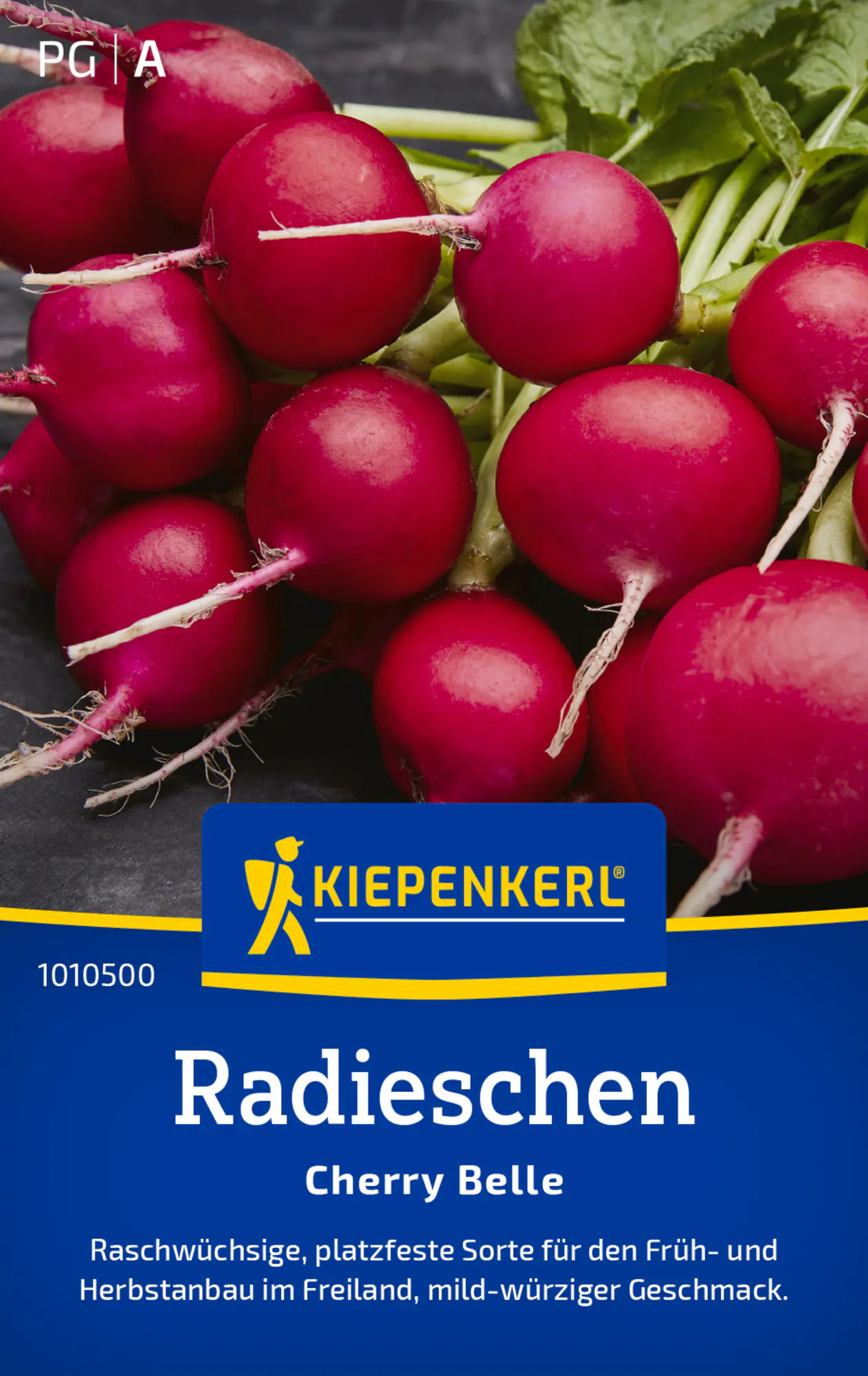 Kiepenkerl Saatgut Radieschen Cherry Belle für bis zu 6-7 lfd. Meter