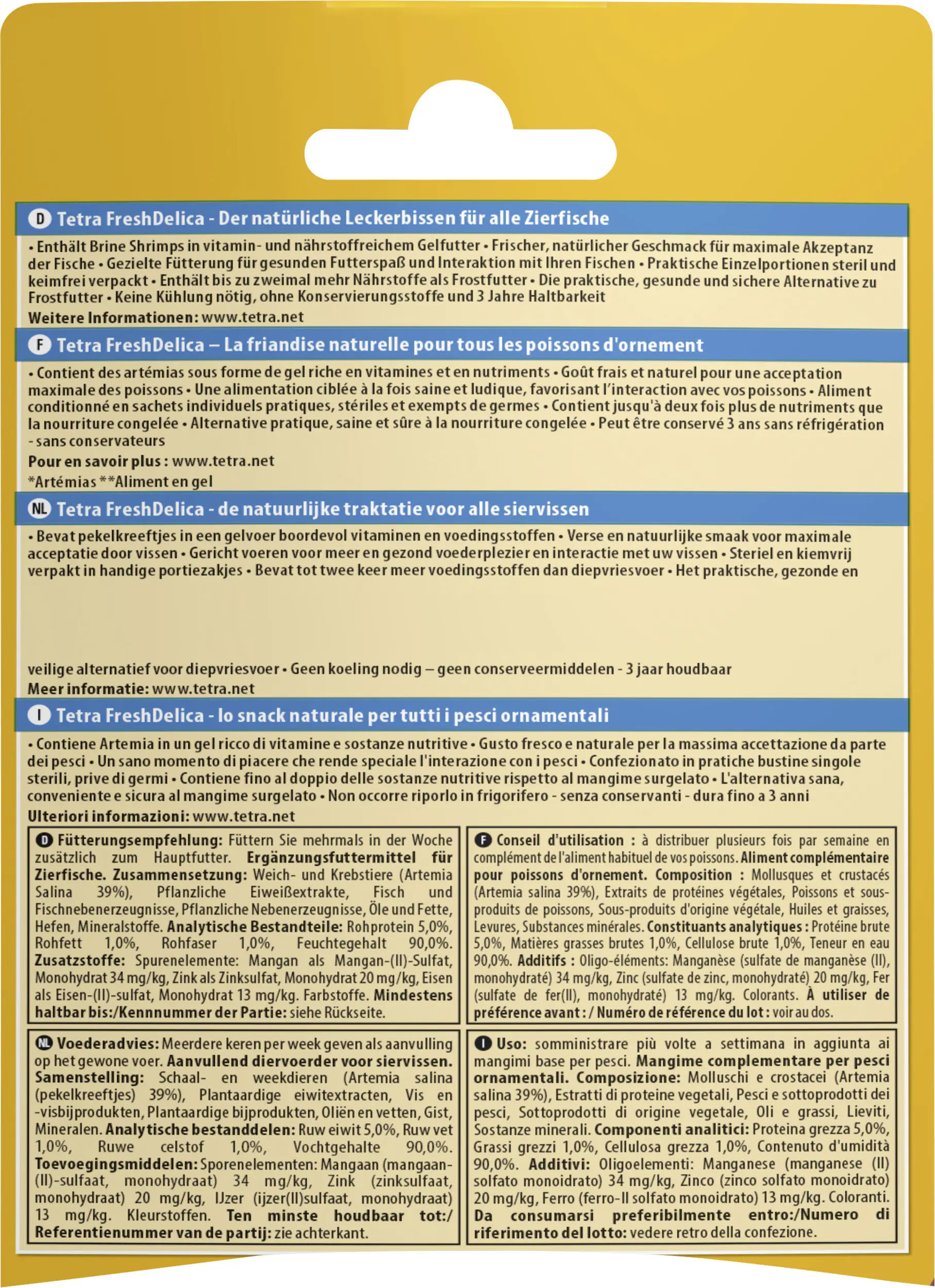 Tetra FreshDelica Brine Shrimps 48 g