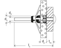 Fischer Hohlraumdübel DuoHM PH TX 5.0 x 55 mm - 4 Stück