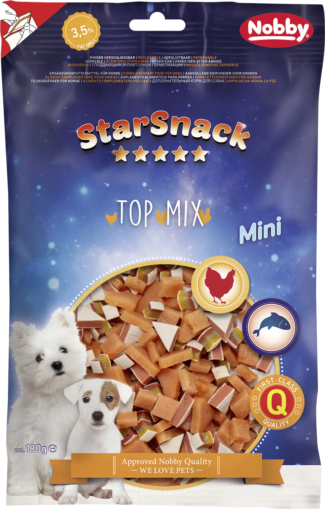 Nobby StarSnack Topping Powder - Poudre De Foie De Poulet Pour Chien - Sans Sucre, Sans Céréales, 100 G