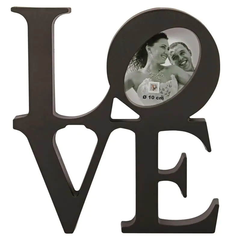 Bilderrahmen LOVE schwarz, 22 x 20 cm