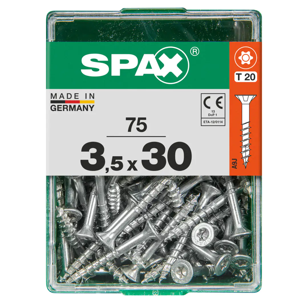 Spax Universalschrauben 3.5 x 30 mm TX 20 - 75 Stk.
