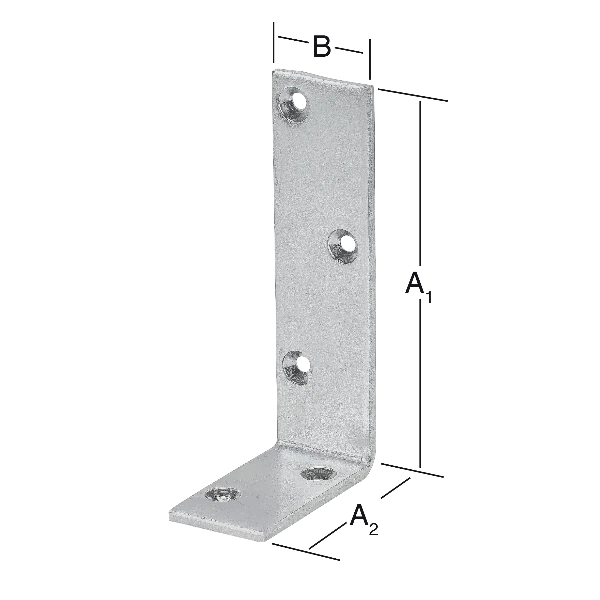 Vormann Starke Winkel verzinkt 150/75 x 40 mm Vormann Starke Winkel verzinkt 150/75 x 40 mm