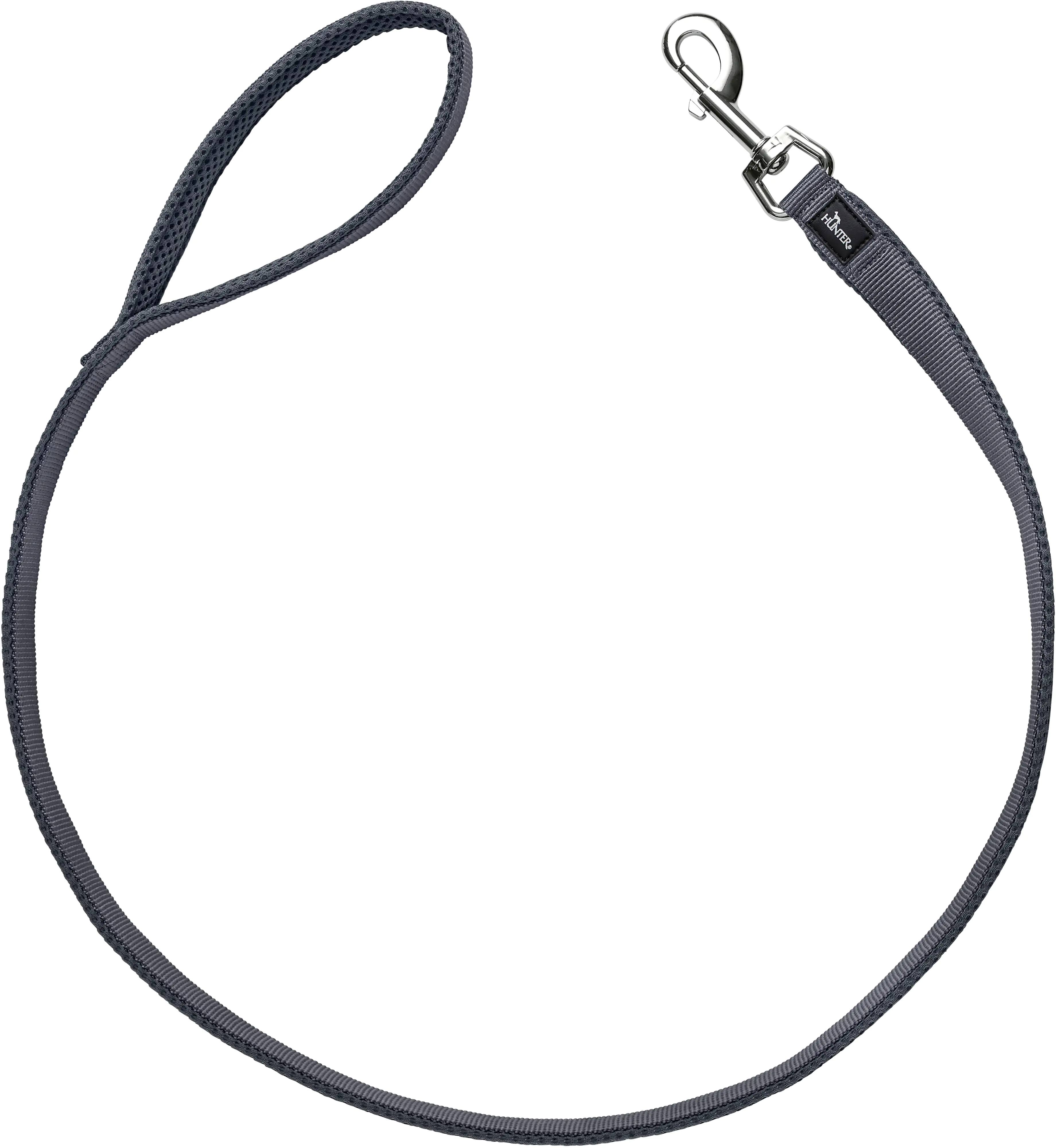 Hundeleine Divo/Maldon Größe: Länge 100 cm , Breite 2,0 cm, grau-grau