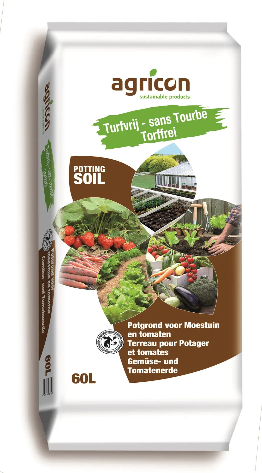 Agrcon Torffreie Gemüse- und Tomatenerde 60 L Agrcon Torffreie Gemüse- und Tomatenerde 60 L