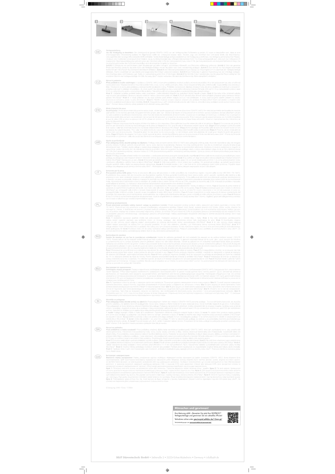 Selitbloc GripTec Vinyl- Designboden-Unterlage Faltplatte 1,5 mm stark Selitbloc GripTec Vinyl- Designboden-Unterlage Faltplatte 1,5 mm stark