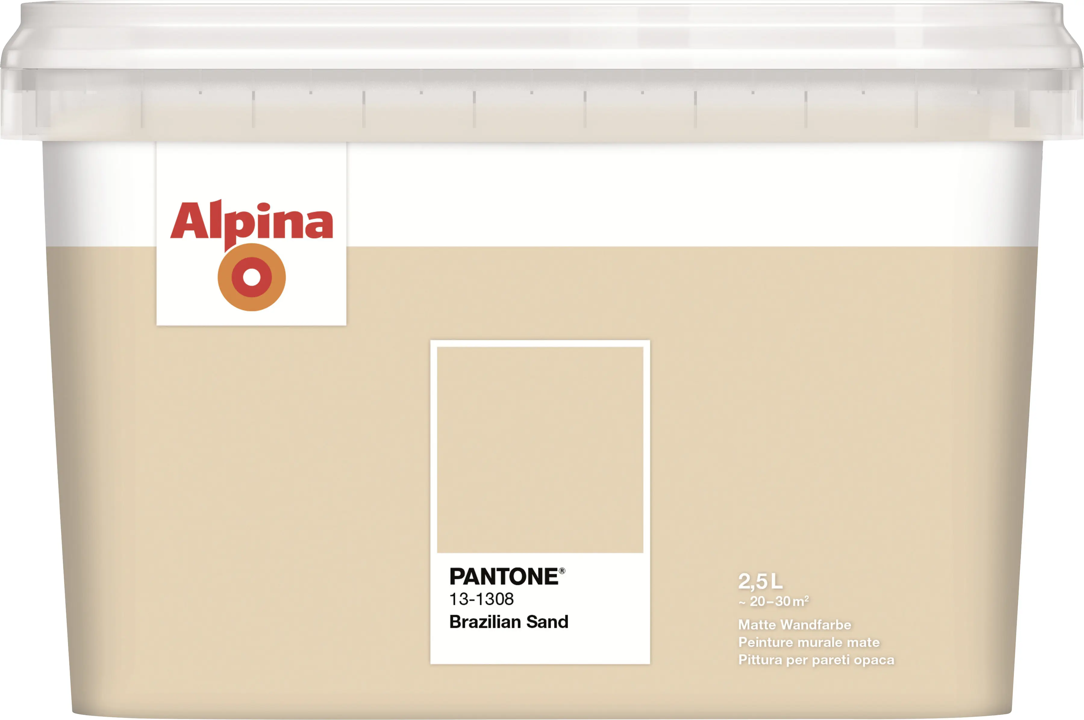 Alpina Wandfarbe Pantone matt brazilian sand 2,5 L