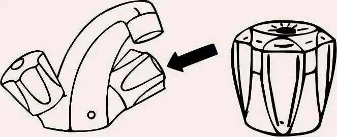 Cornat Acryllux-Griff rot