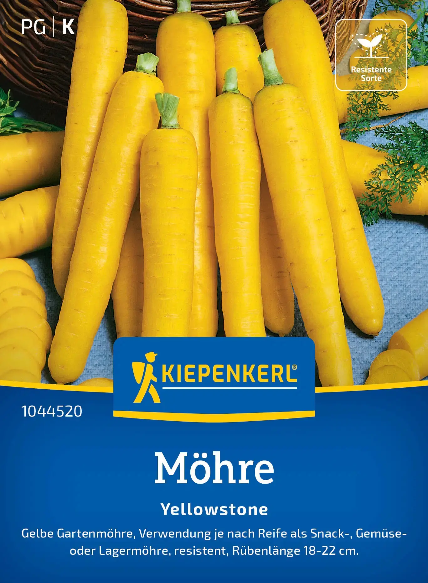 Kiepenkerl Saatgut Möhren Yellowstone für 8-10 lfd. Meter
