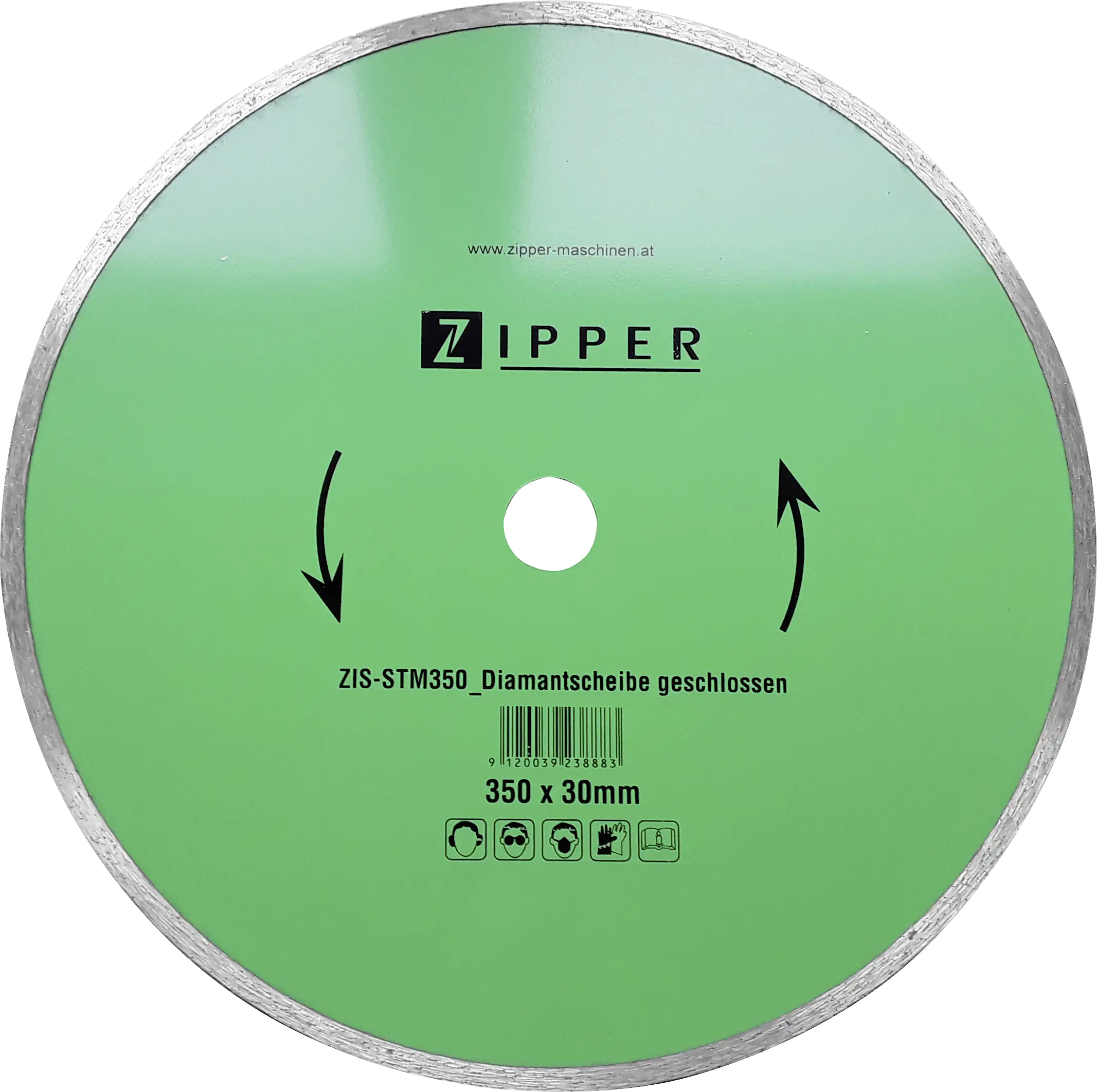 Zipper Diamantscheibe STM350DSG für Steintrennmaschine ZI-STM350