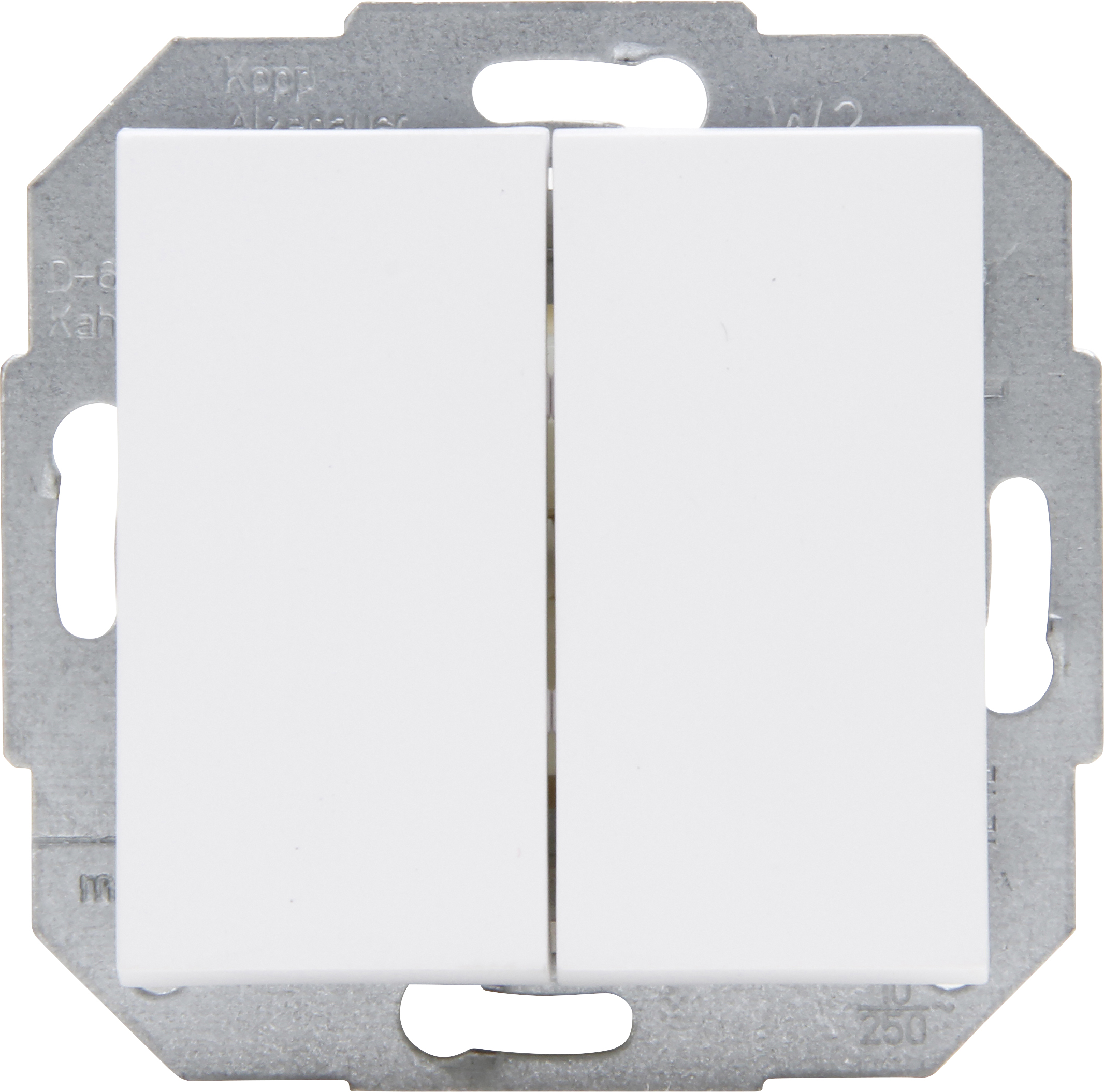 Kopp Serienschalter Athenis arktisweiß matt, 650550089