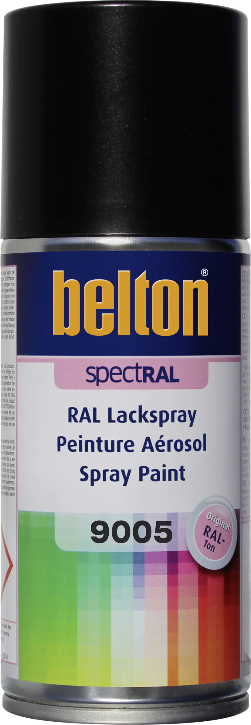 Belton Spectral Lackspray 150 ml tiefschwarz seidenglänznd