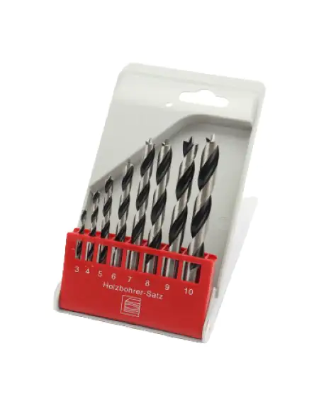 TrendLine Bohrer-Set für Holz 8-teilig Rundschaft TrendLine Bohrer-Set für Holz 8-teilig Rundschaft