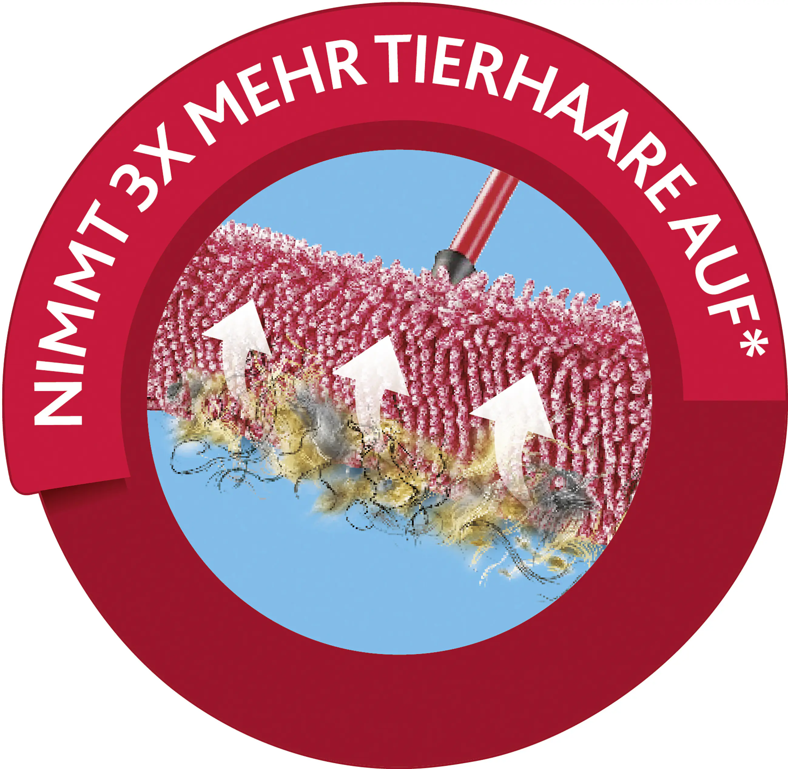 Vileda Ersatzwischbezug für Bodenwischer Pet Pro Microfibre Universal