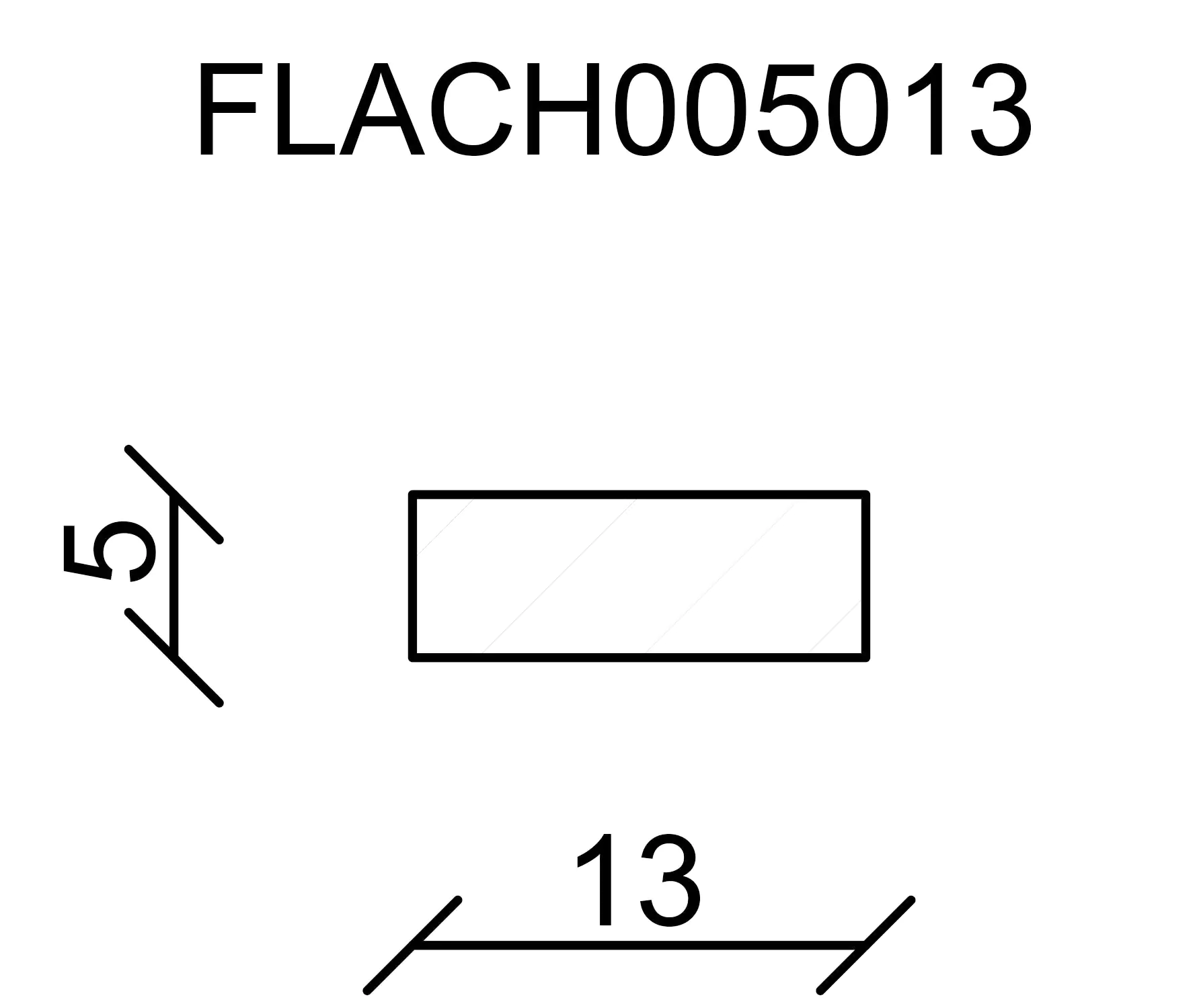 FN Neuhofer Flachleiste 240 cm 13 x 5 mm Fichte/Kiefer