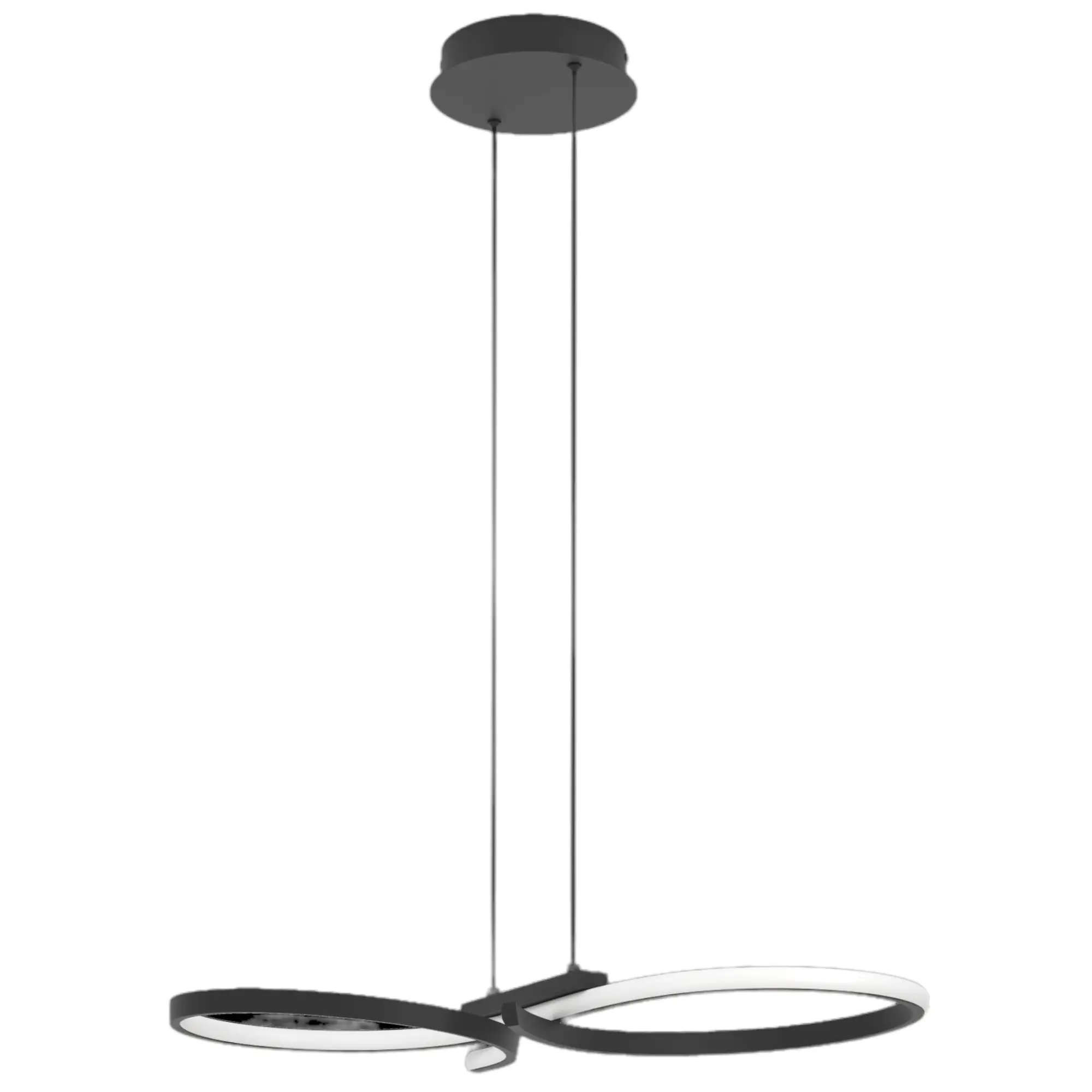 Eglo LED Hängeleuchte Serpins schwarz 66 x 30 x 110 cm