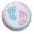 Folienballon Gender Reveal Boy or Girl bunt 19 x 13,5 cm