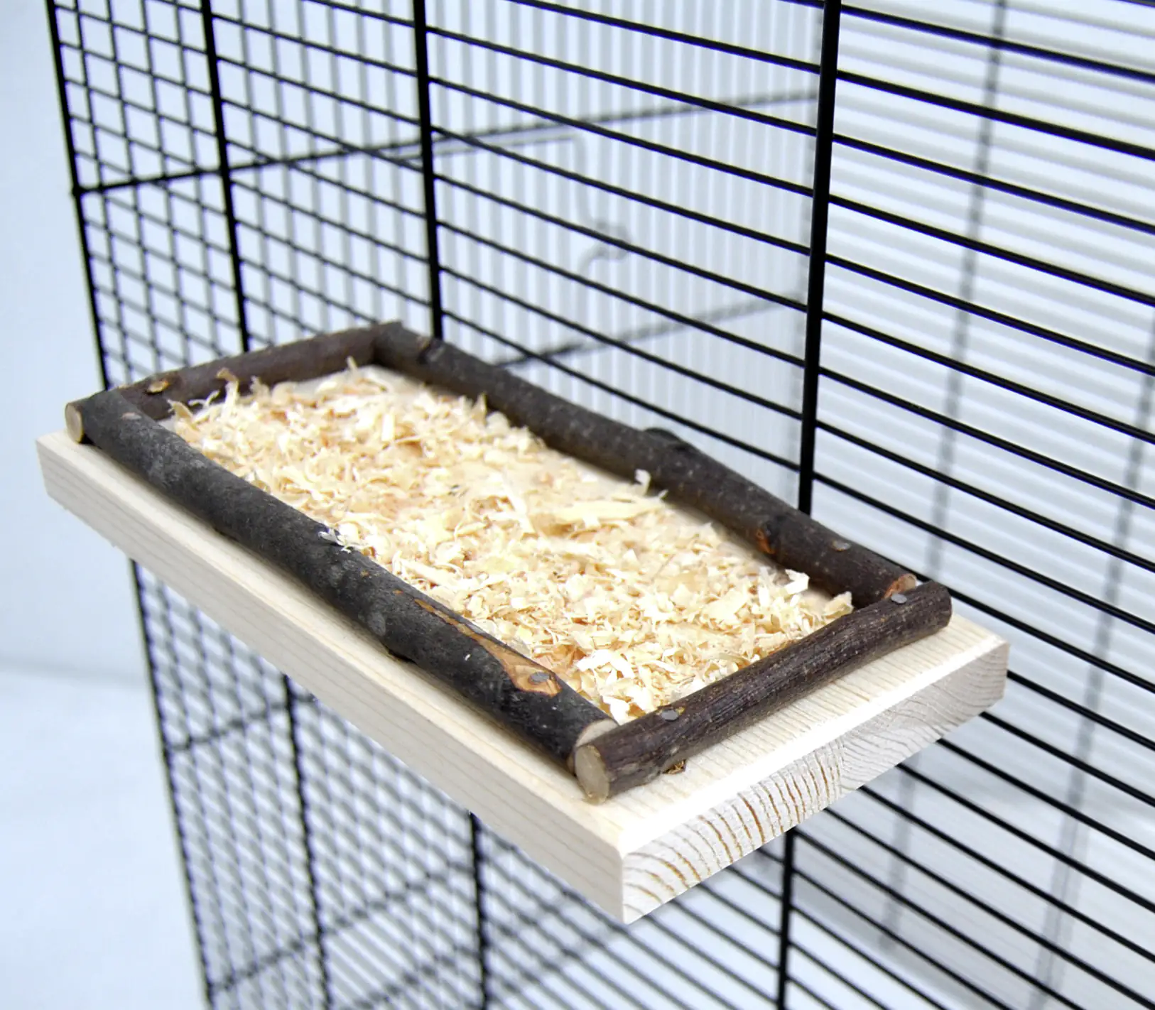 Ollesch Vogelsitzbrett Holz 20 x 10 cm natur