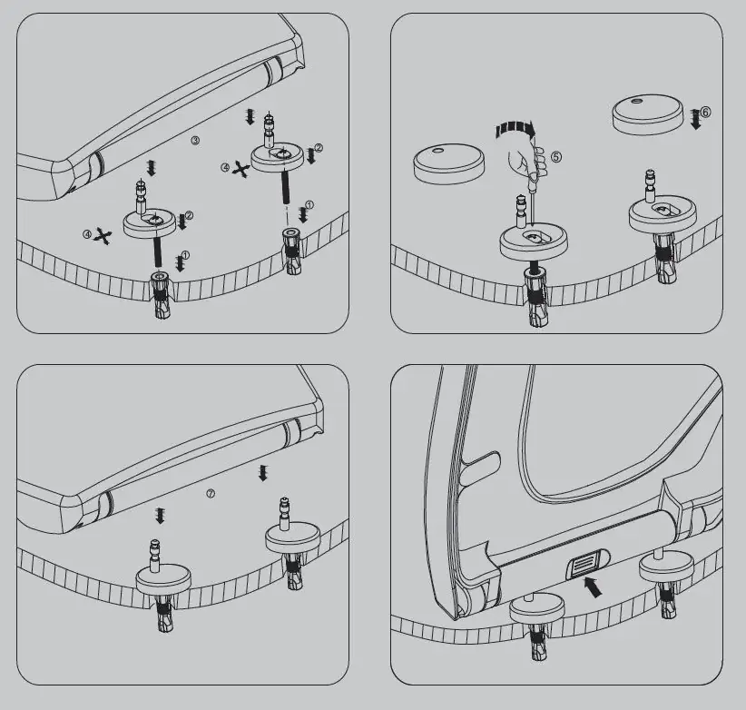 Primaster WC-Sitz mit Absenkautomatik Las Vegas weiß und Kindersitz