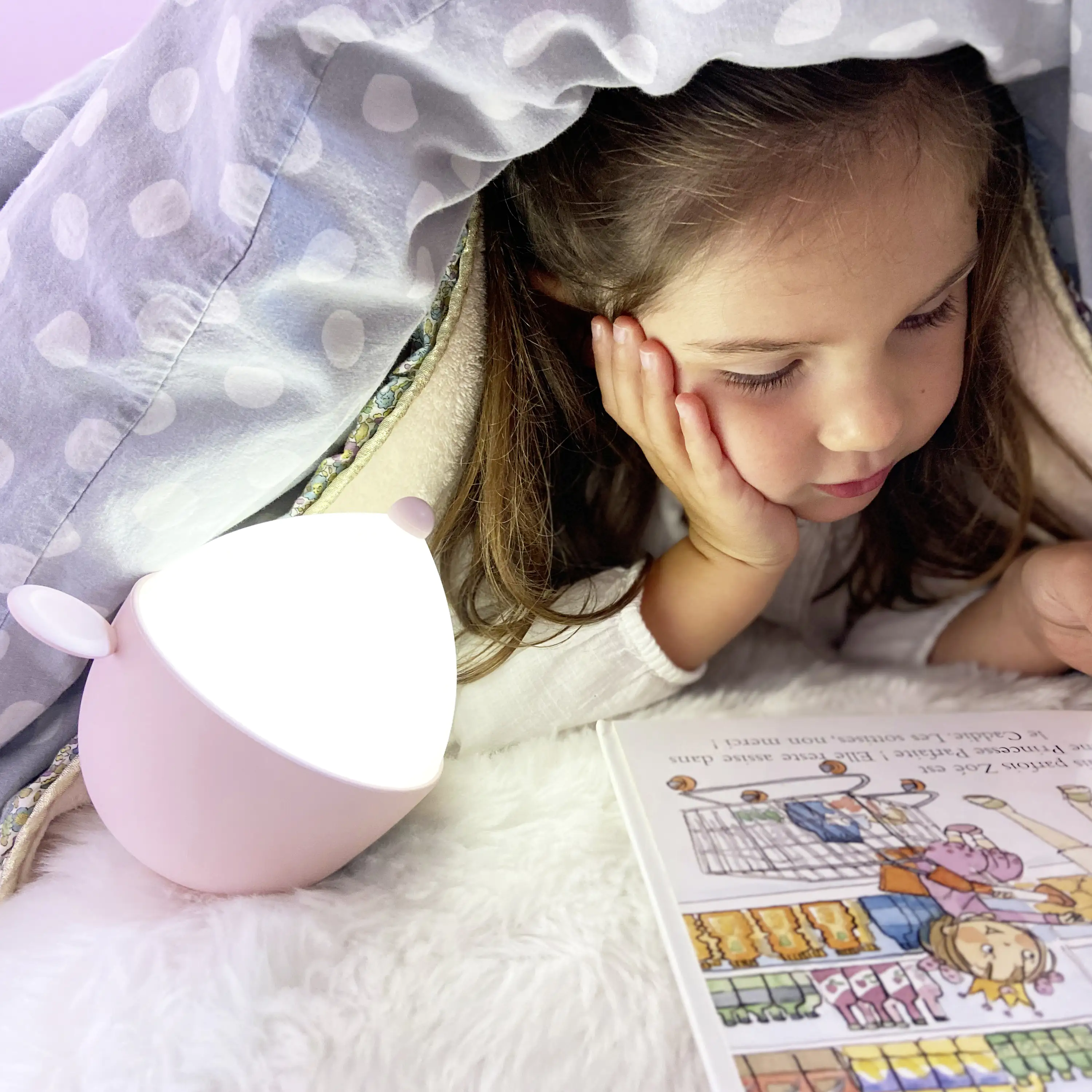 Brilliant Kinder-Tischleuchte Muso pink 5 W dimmbar warmweiß-kaltweiß Brilliant Kinder-Tischleuchte Muso pink 5 W dimmbar warmweiß-kaltweiß