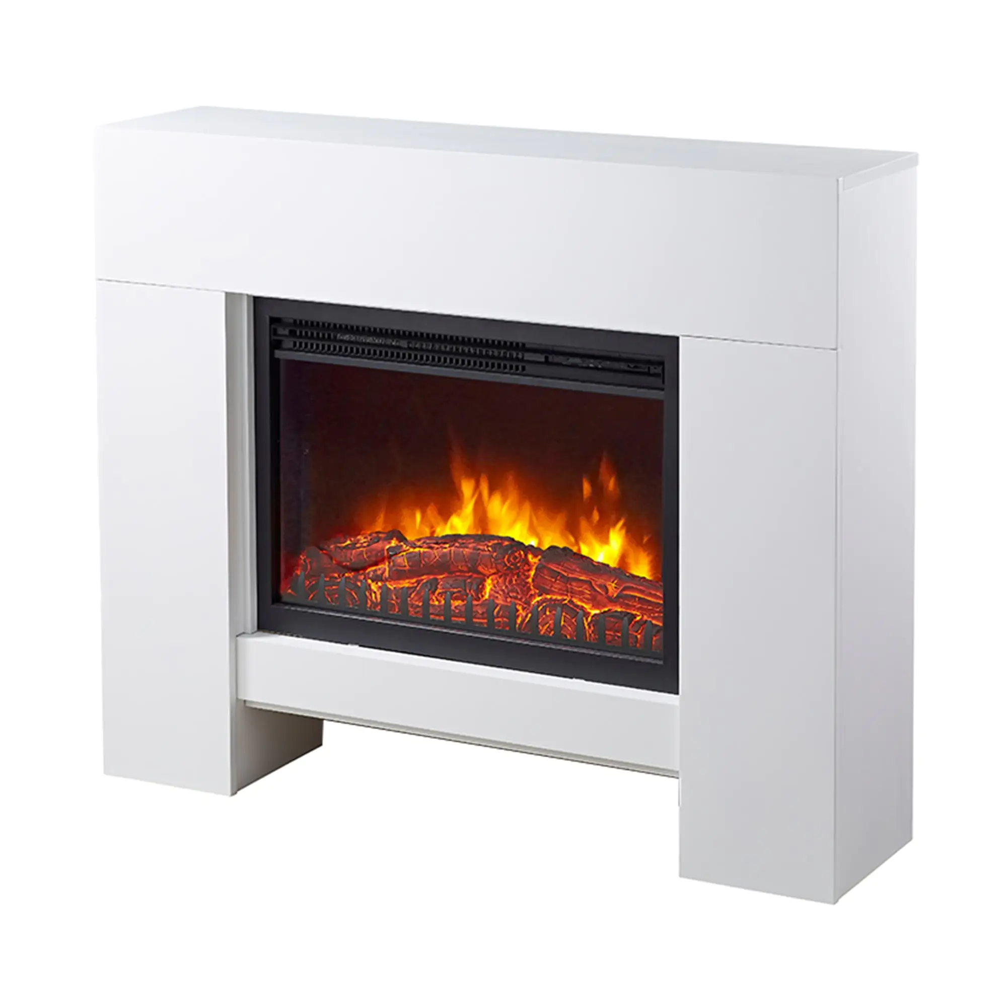 Essentials Smart Home Solutions Elektrokamin weiß Desgin 2000 Watt 84 x 100 cm