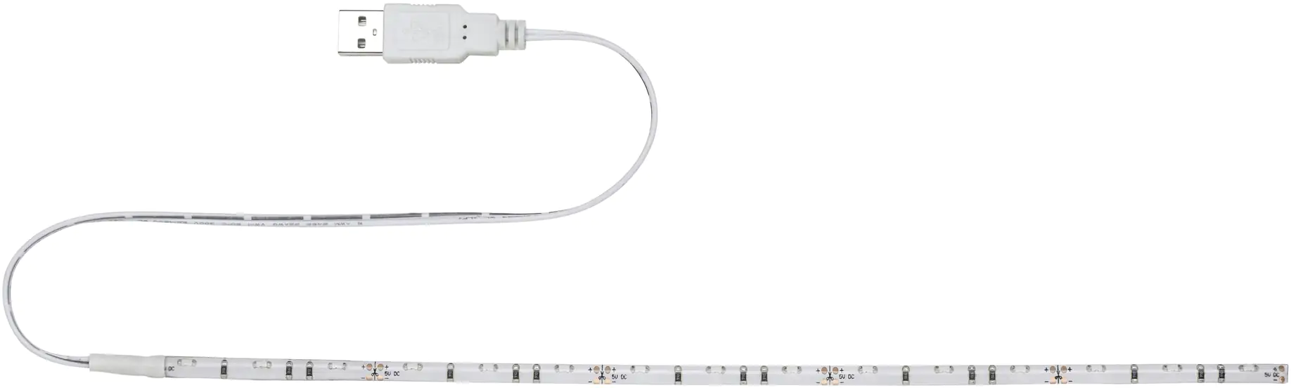 Paulmann USB LED-Stripe 30 cm Tageslichtweiß,weiß Metall/Kunststoff