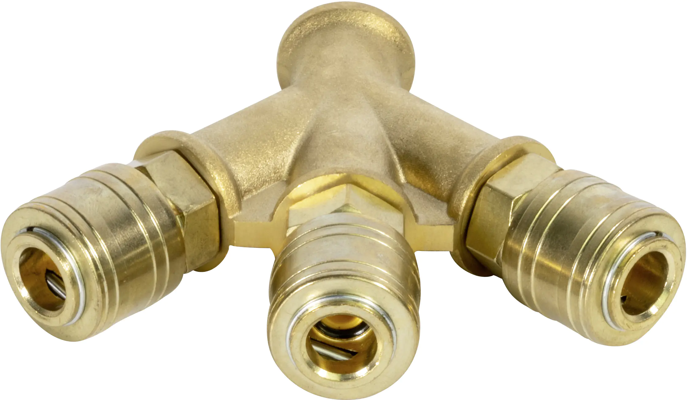 Güde Verteiler 9,53 mm 3/8" Innengewinde 3 Kupplungen