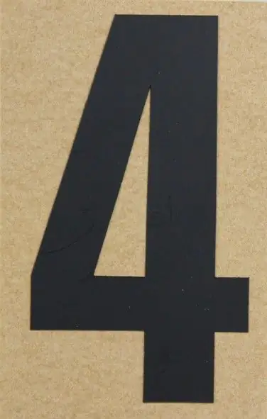 Conacord Klebezahl 55 x 50 mm