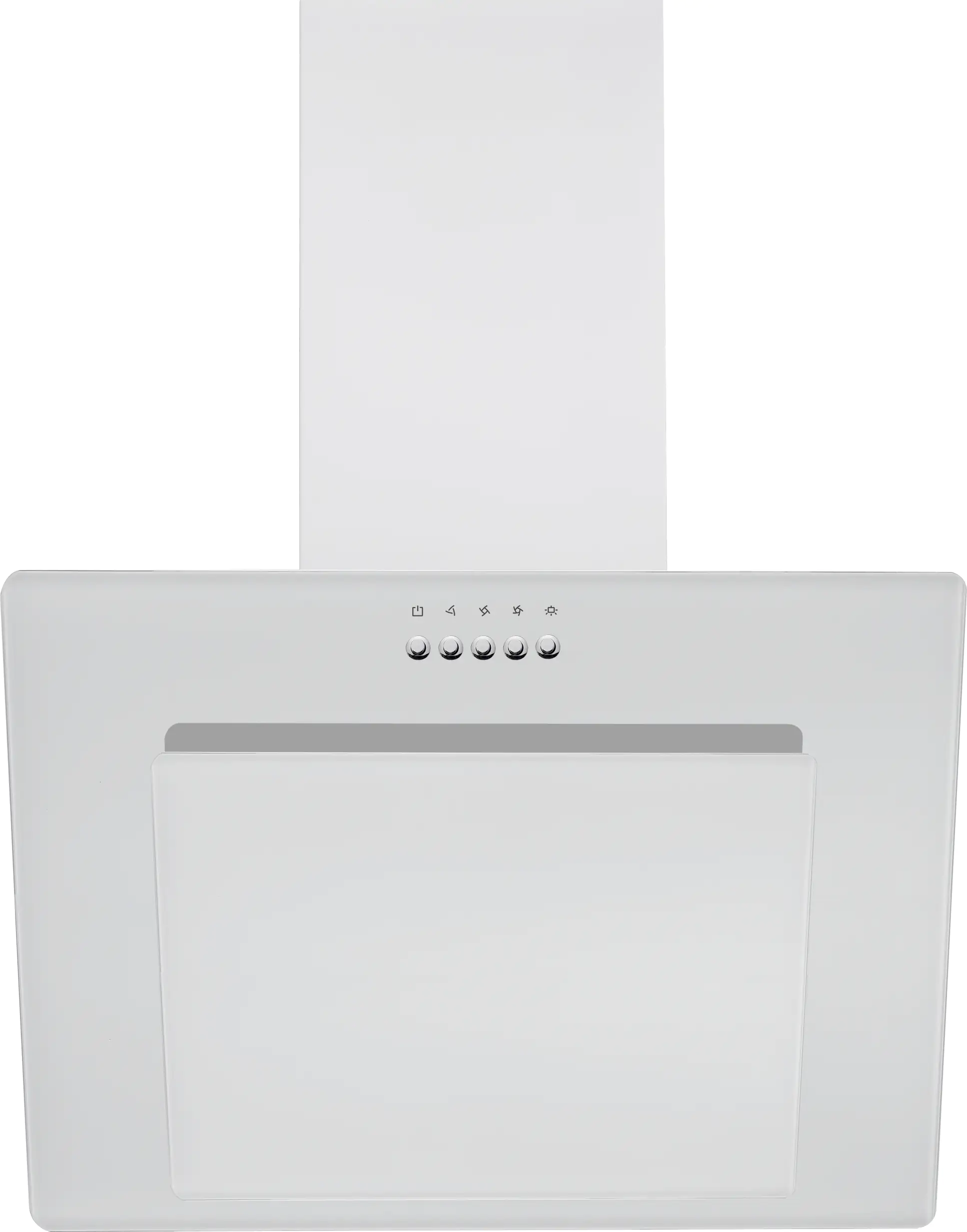 respekta kopffreie Schräghaube 60 cm Glas weiß Typ / Modell: CH 21060 WB 60 cm