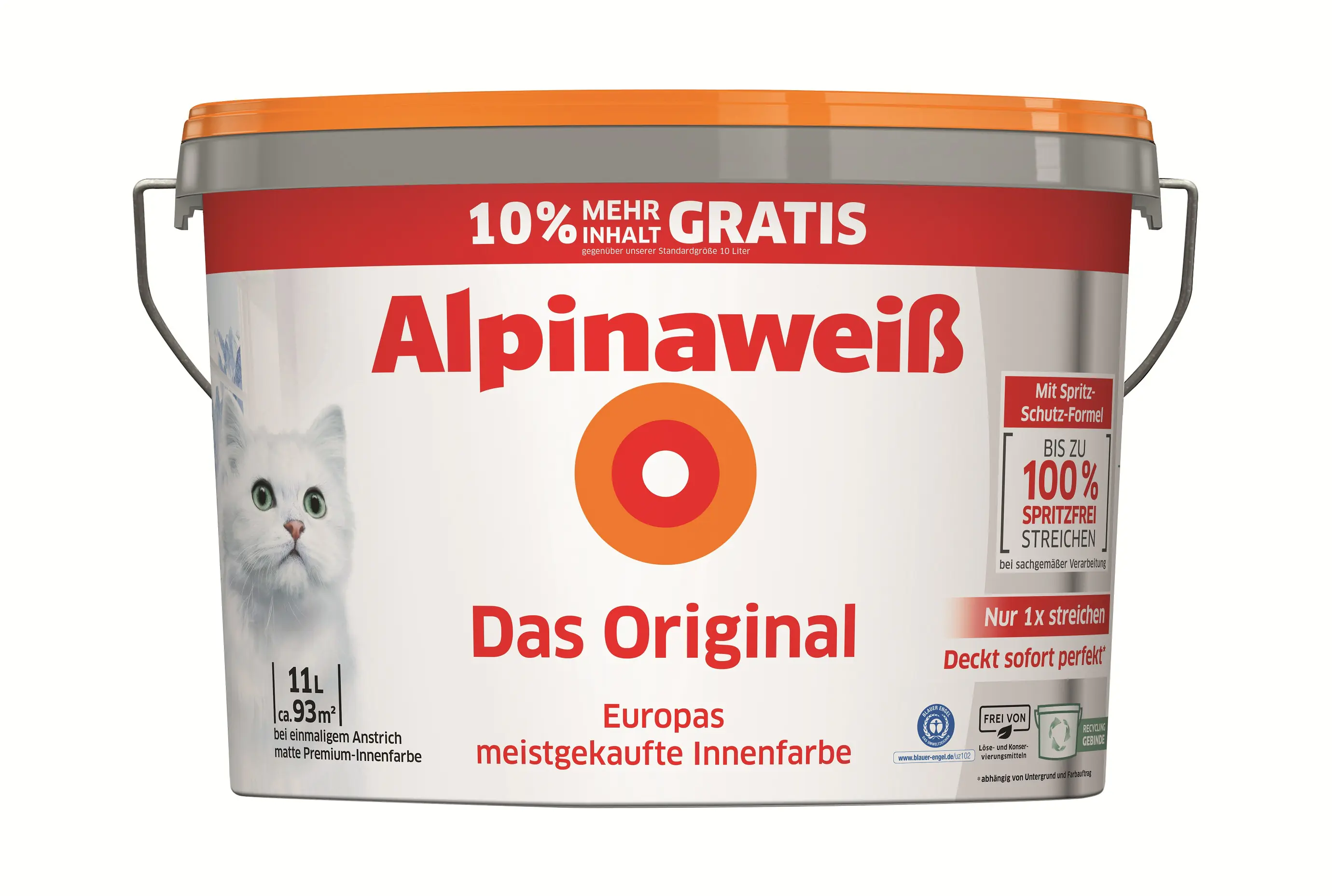 Alpinaweiß 10 L + 1 L gratis 