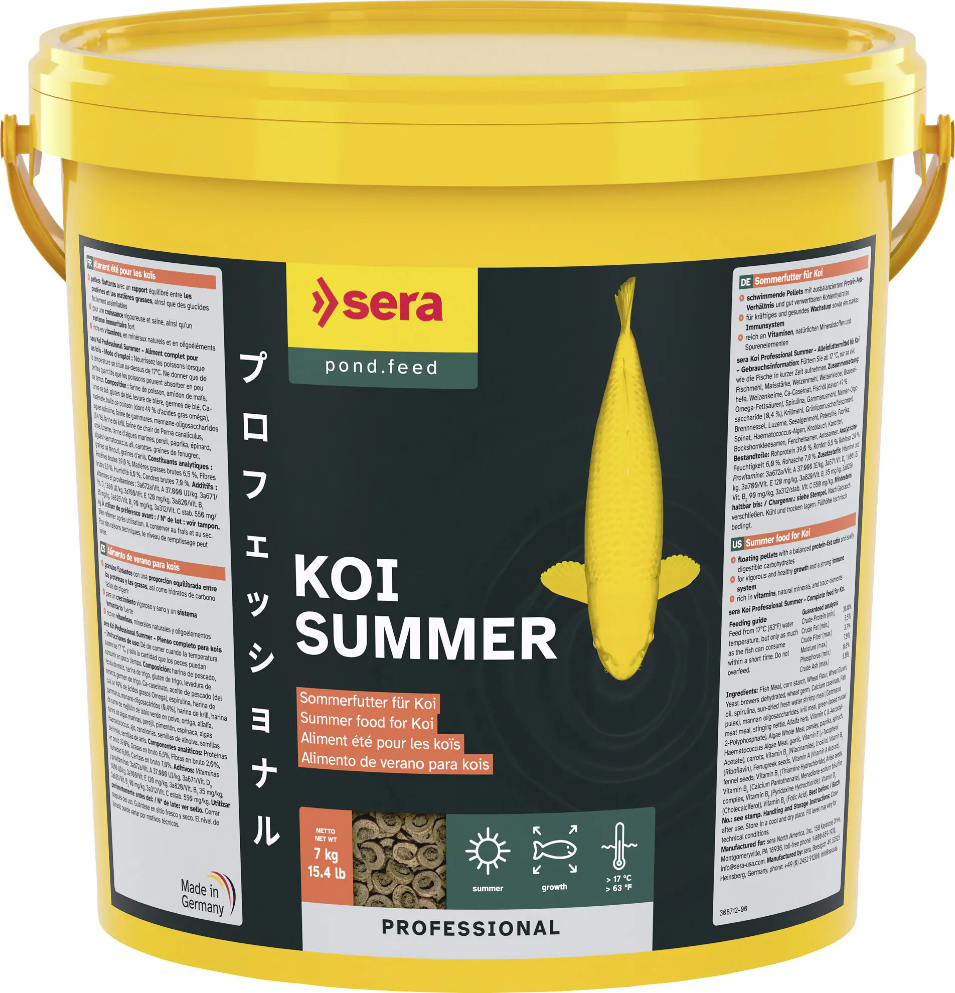 Sera Koifutter Professional Summer 21 L Sera Koifutter Professional Summer 21 L