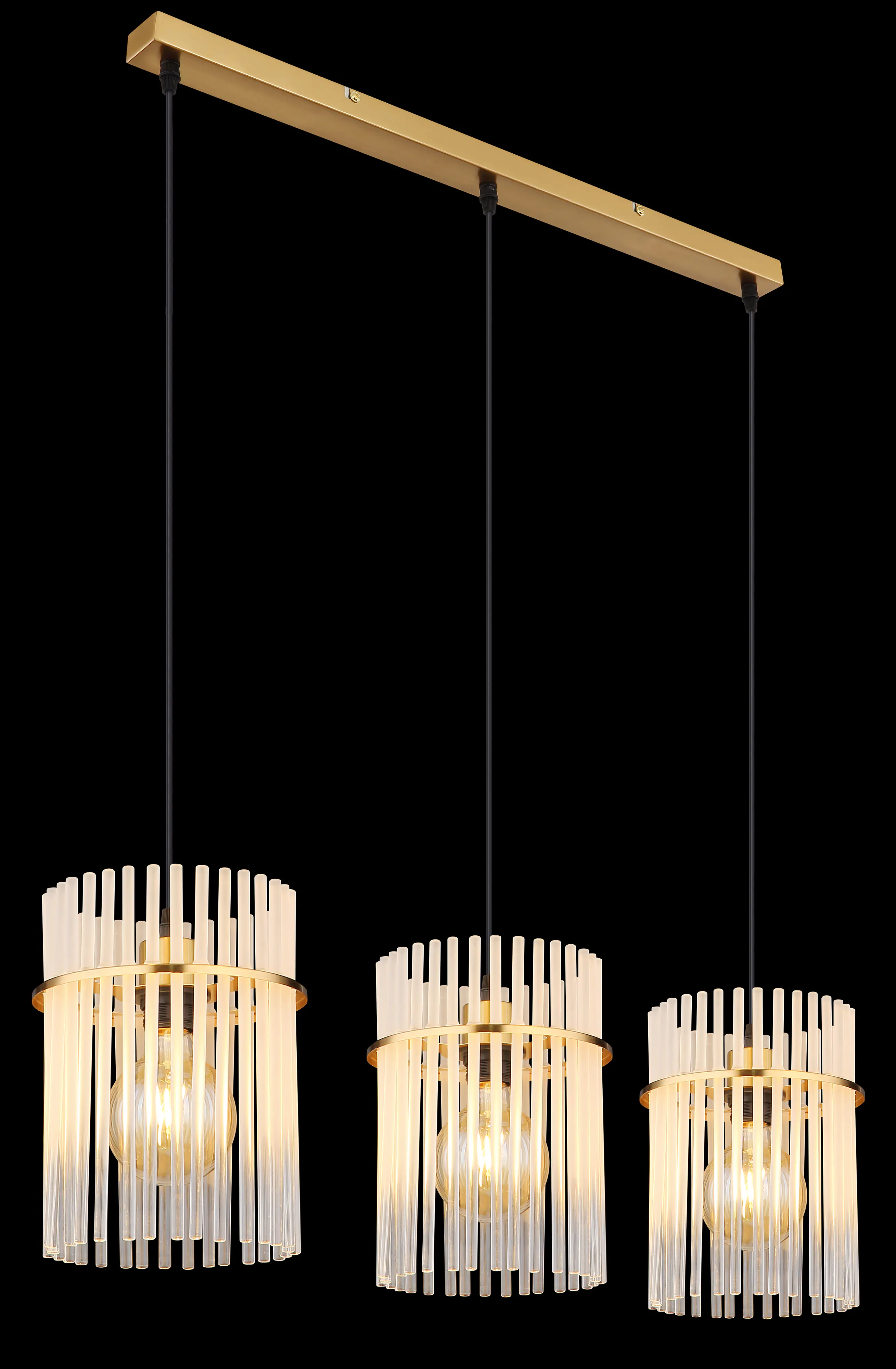 Globo Hängeleuchte Gorley 3-flammig, E27, IP20, gold Globo Hängeleuchte Gorley 3-flammig, E27, IP20, gold