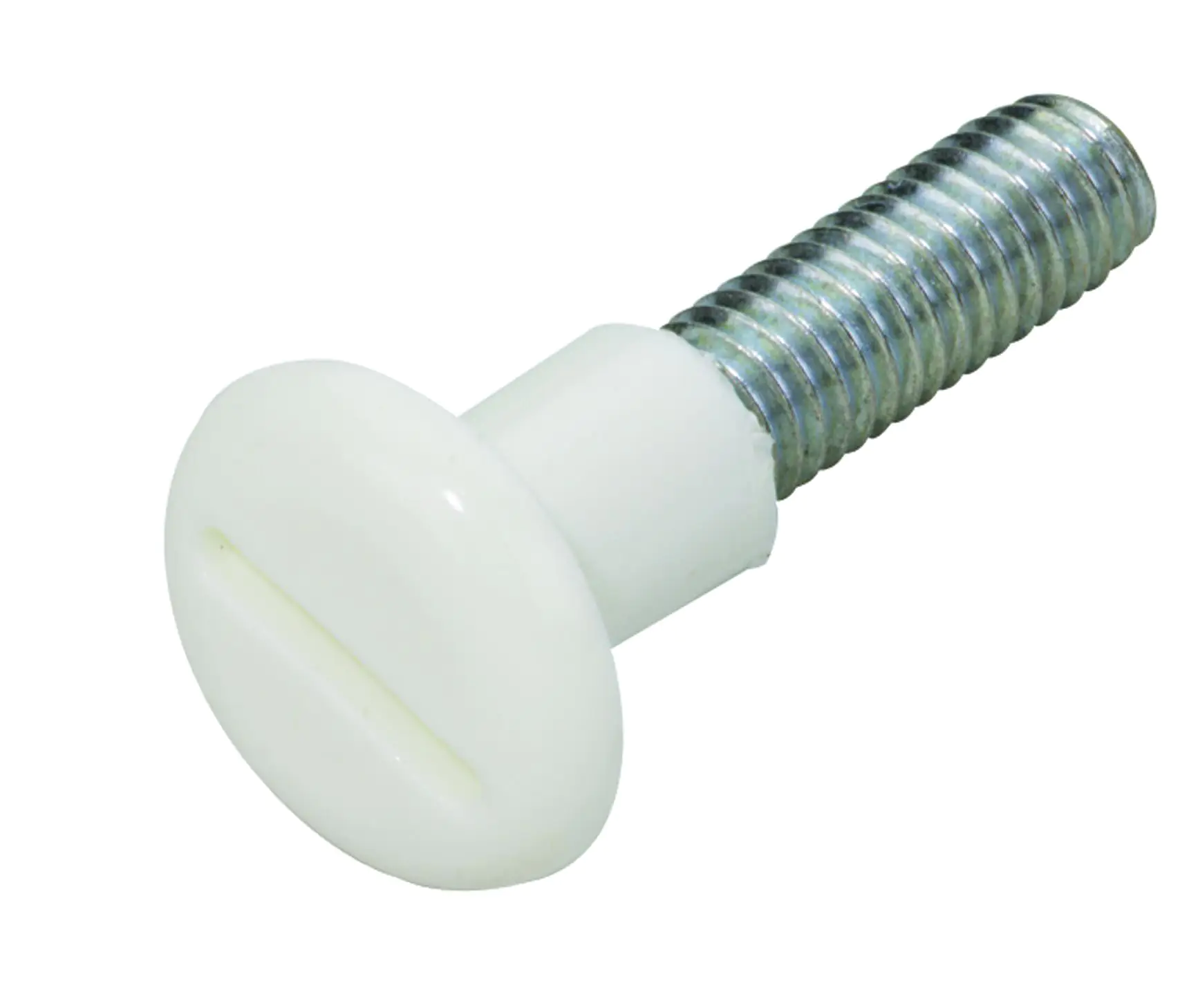 Hettich M6-Verbindungsschraube Stahl/Kunststoff, weiß, Ø8 mm, 1 Stück