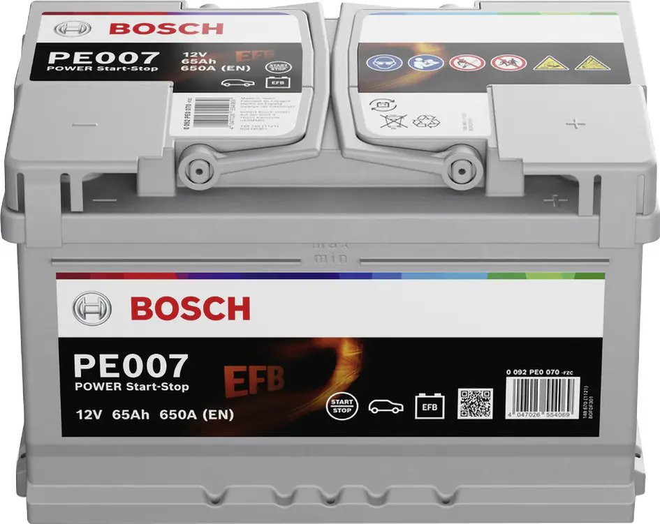 Bosch Starterbatterie EFB 65Ah 650A PowerLine