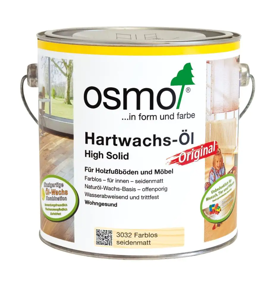 Osmo Hartwachs-Öl Original 2,5 L farblos seidenmatt