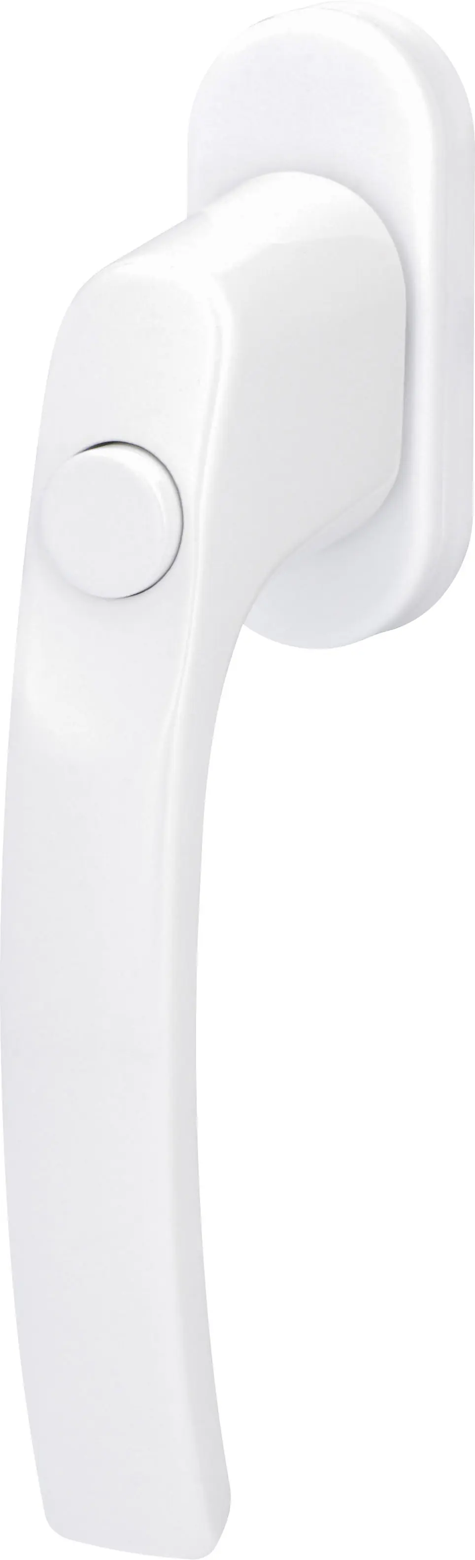 Südmetall Fenstergriff Aluminium 35 mm mit Druckknopf weiß